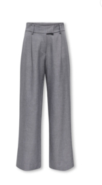 ONLY KOGLINDA HW STR MEL PANTS TLR Style No. 15377421 Colour: Medium Grey Melange
