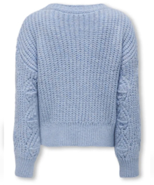 ONLY Kogrosetta glitter cashmere blue