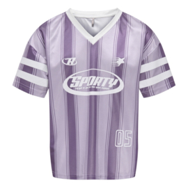 ONLY KOGLULA S/S V-NECK SPORTY TOP CS JRS 15379283 LILAC BREEZE/CRUSHED STYLE NM 1537983