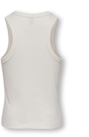 ONLY KOGJILL LIFE S/L EMB TANK TOP JRS Style No. 15374367 Colour: Cloud Dancer Pearls