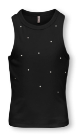 ONLY KOGJILL LIFE S/L EMB TANK TOP JRS Style No. 15374367 Colour: Black Pearls