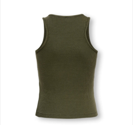 ONLY KOGJILLY EMB WASHED TANK TOP JRS Style No. 15373005 Colour: Kalamata Hill/EMB