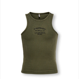 ONLY KOGJILLY EMB WASHED TANK TOP JRS Style No. 15373005 Colour: Kalamata Hill/EMB