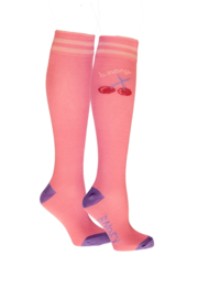 B.Nosy Missy knee socks Y502-5903 287 Geranium pink