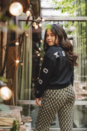 LOOXS SWEATER LOGO BACKPRINT BLACK