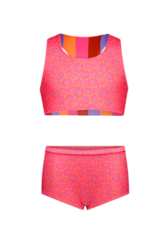 B.Nosy Winona reversible bikini with print Y502-5055 979 Fab Stripe