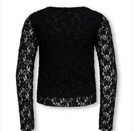 ONLY KOGLEIKA LS LACE TOP JRS NOOS Style No. 15379472 Colour: Black