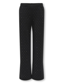 KOGADA WIDE RHINESTONE PANT SWT Style No. 15382573 Colour: Black Silver Rhinestones