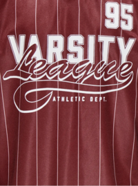 ONLY KOGJUNO S/S V-NECK SPORTY TEE JRS Style No. 15361489 Color: Cabernet League