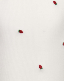 ONLY KOGJILLY EMB WASHED TANK TOP JRS Style No. 15373005 Colour: Cloud Dancer Berry AOP/EMB