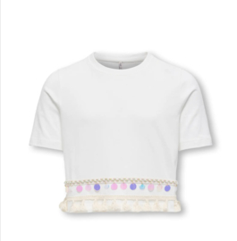 ONLY KOGFILIPPA LIFE S/S TASSEL TOP CS JRS Style No. 15354253