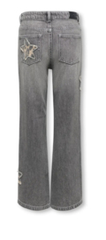 ONLY KOGJUICY HW WIDE LEO STAR DNM AKM Style No. 15380859 Colour: Medium Grey Denim