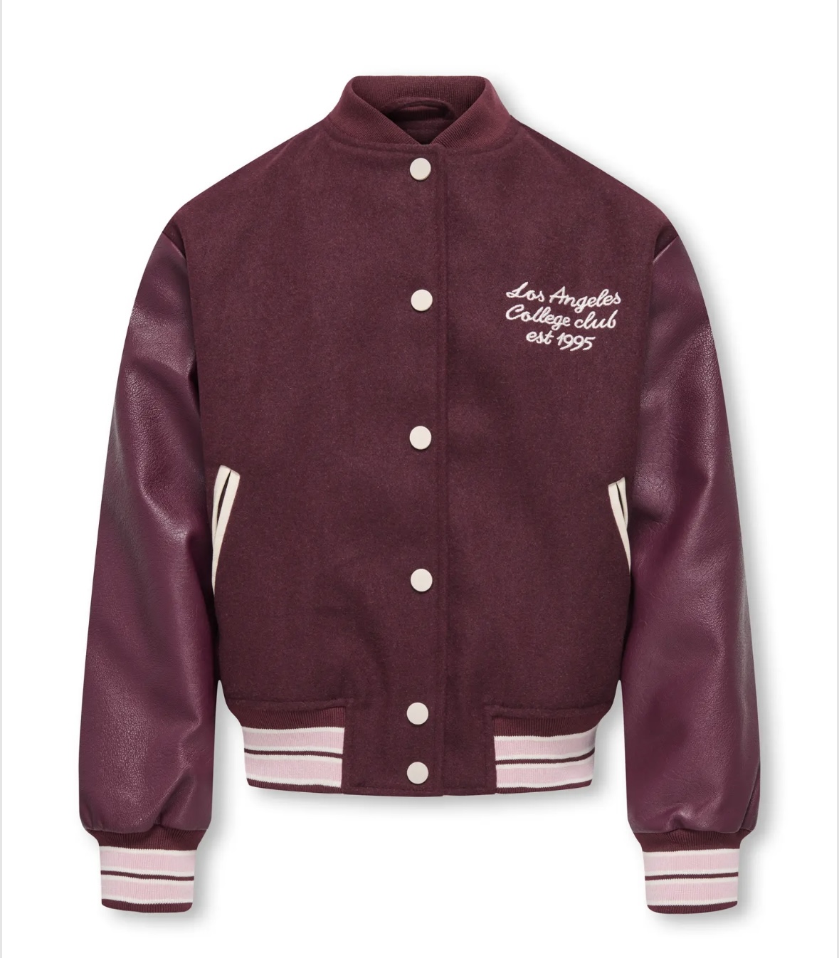 ONLY KOGWESTCOAST LIFE BOMBER OTW Style No. 15358465 Color: Mauve Wine