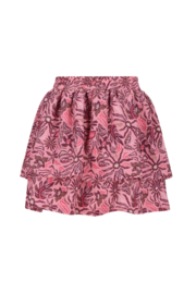 B-NOSY GIRLS PRINTED 2-LAYER SKIRT RUTH Y602-5708-984 BLUSH SUN