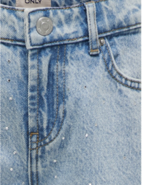 ONLY KOGCOBAIN RHINESTONE WIDE DNM AZG NOOS Style No. 15322355 Color: Light Blue Denim