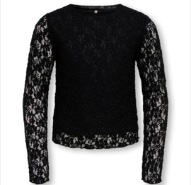 ONLY KOGLEIKA LS LACE TOP JRS NOOS Style No. 15379472 Colour: Black