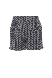 looxs jaquard pattern short sky blue 2412-5661-126