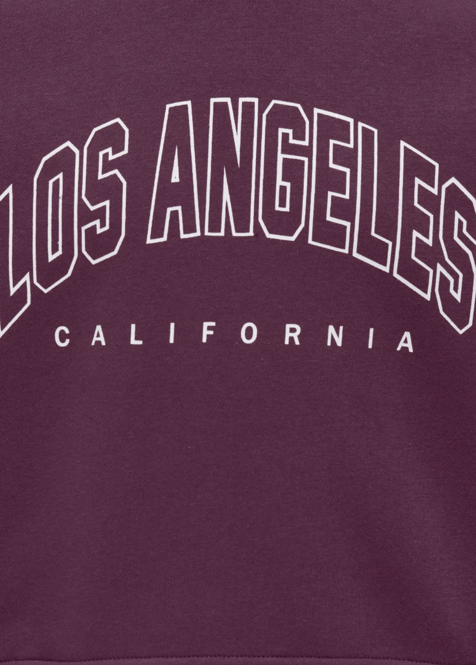 ONLY KOGSWEAT LS CREW OVZ STAT SWT NOOS Style No. 15353354 Color: Mauve Wine Los Angeles - California
