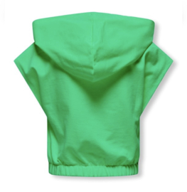 Only kogamanda short hoody shirt groen