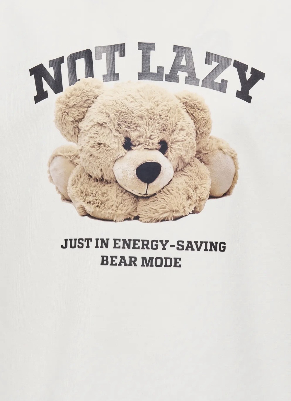 ONLY KOGBILLIE SS LOOSE TEDDY TOP JRS NOOS Style No. 15357899 Color: Cloud Dancer Lazy
