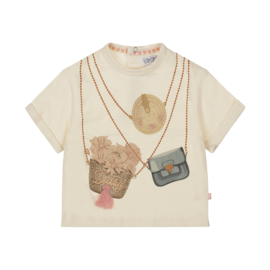 Dirkje shirt met tasje off white p54324-35