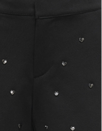 ONLY KOGPEACH LIFE STUD SHORTS TLR Style No. 15359903 Colour: Black Gold Heart Studs