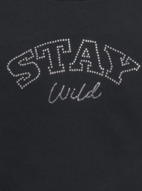 KOGKIKI LIFE L/S OVZ O-NECK STUD BRU SWT Style No. 15361472 Colour: Caviar Stay