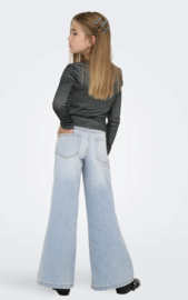 ONLY KOGCALIFORNIA MW WIDE FLARED AKM217 NOOS Style No. 15371689 Colour: Light Blue Denim