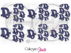 Queen of Decals - Monogram Denim Summer Vibes Negative Space 'NEW RELEASE'