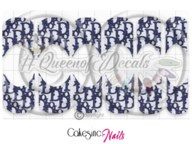 Queen of Decals - Monogram Denim Summer Vibes French 'NEW RELEASE'