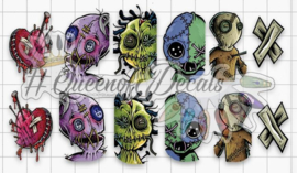 Queen of Decals - Voodoo Dolls 'NEW RELEASE'