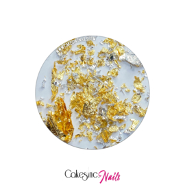 Glitter.Cakey - Gold & Silver Leaf