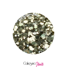 Glitter.Cakey - Chardonnay 'METALLIC DOTS'