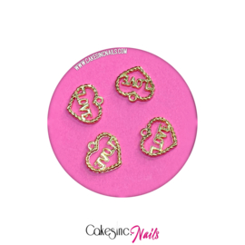 Cakey.Charms - Hearts Love 'Gold ????'  (NAIL PIERCING)