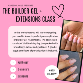 The Builder Gel + Extensions Class ♡ 1 daags