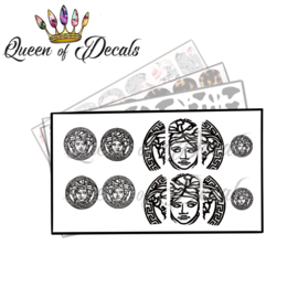 Queen of Decals - Ver-Sací  Black 'NEW RELEASE'
