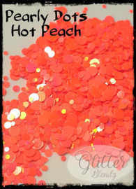 Pearly Dots Hot Peach