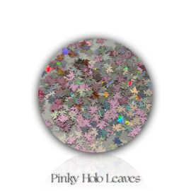 Glitter.Cakey - Pinky Holo Leaves 'AUTUMN'