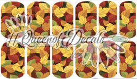 Queen of Decals - Autumn Leafy Mix