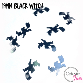 Glitter.Cakey - 19mm Black Witch 'HALLOWEEN S1'