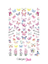 Glitter.Cakey - Butterfly 'STICKER SHEET R338'