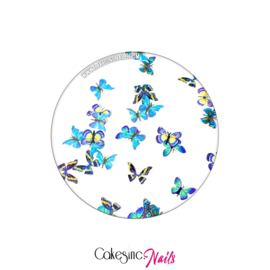 Glitter.Cakey - Blue Haze Butterflies 'THE SLICES'