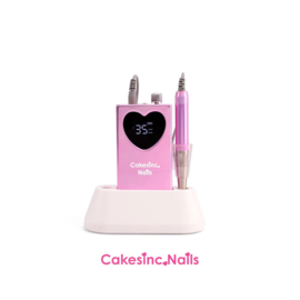 CakesInc.Nails -  'Rechargeable Electric Nail Drill' (Holo Pink)