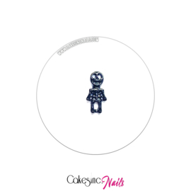 Glitter.Cakey - Skeleton Charm (Black) 'HALLOWEEN'