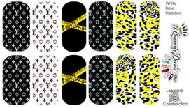 Queen of Decals - Black & Yellow 'NEW RELEASE'