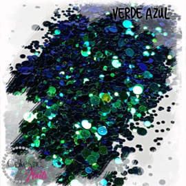 Glitter.Cakey - Verde Azul