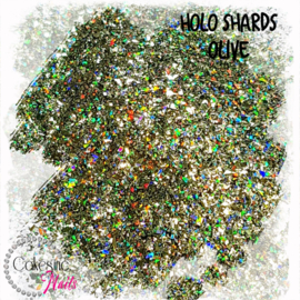 Glitter.Cakey - Holo Shards Olive