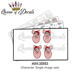 Queen of Decals - Christmas Piglet (Mini Series)