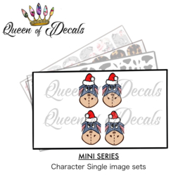 Queen of Decals - Christmas Eeyore (Mini Series)