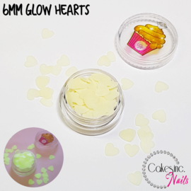 CakesInc.Nails - 6mm Glow Hearts